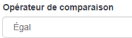 Opérateur de comparaison