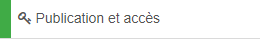 Publication et accès
