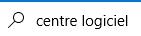 Rechercher le Centre logiciel